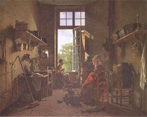 Martin  Drolling Interior of a Kitchen (mk05) oil painting image